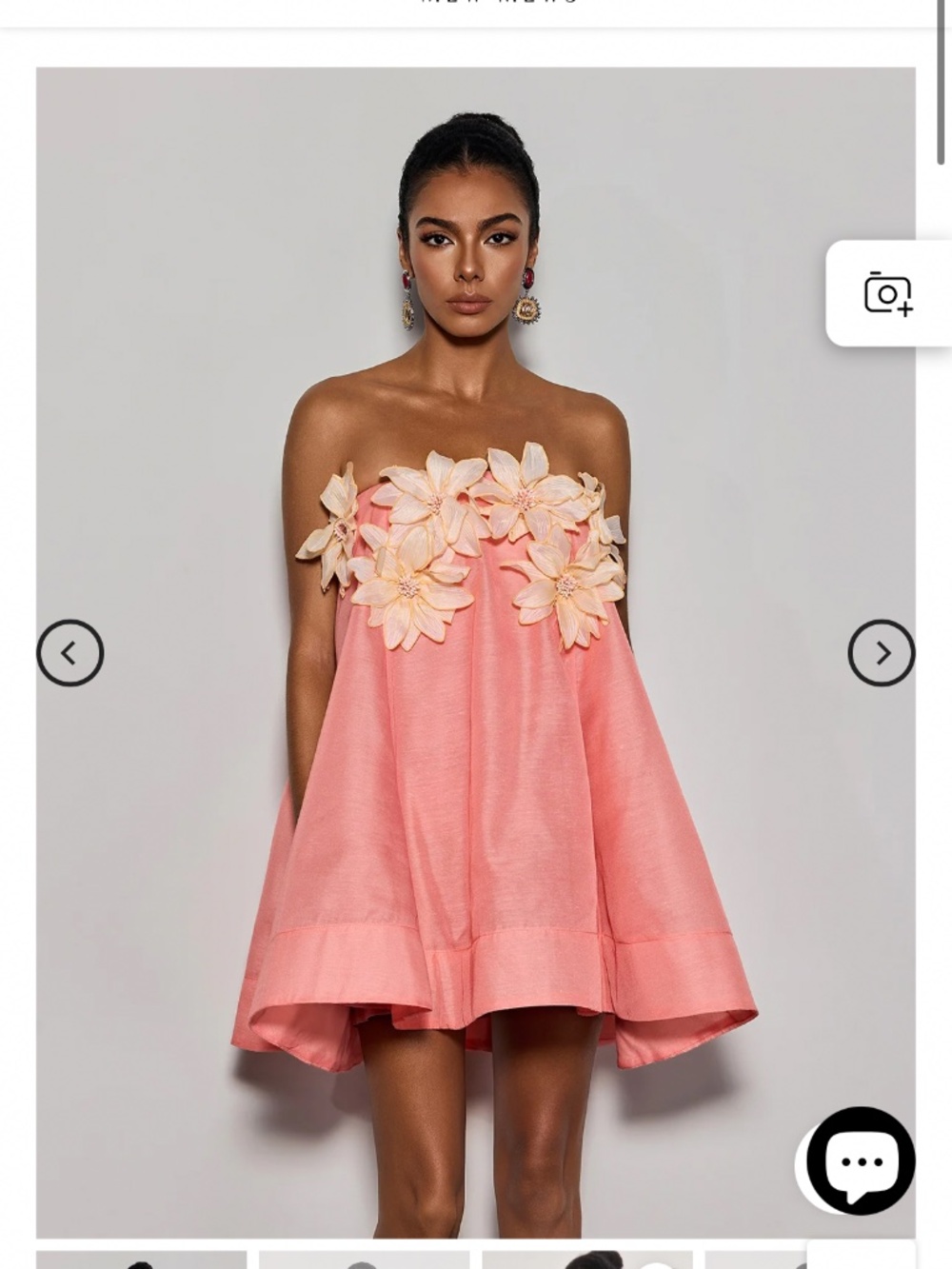 New coral salmon dress zimmermann model short